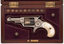 New York Engraved Colt New Line .32 Revolver with Case