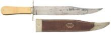 Joseph Rodgers & Sons Sheffield Bowie Knife with Sheath