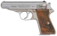 German Walther Model PP Pistol with Verchromt Finish and Holster