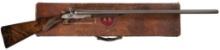 J. P. Clabrough & Bros. Double Barrel Hammer Shotgun with Case