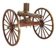 Furr/Kuhni Miniature Model 1874 Gatling Gun and Carriage
