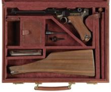 Mauser Artillery Luger Commemorative Parabellum Pistol with Case