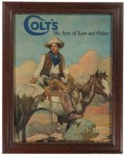 Framed Colt "Patches" Advertising Print