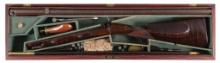 Cased Engraved John Manton & Son Percussion Rifle