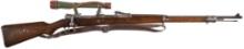 WWI Imperial German Gewehr 98 Sniper Rifle with Scope and Case