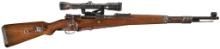 WWII German Gustloff Werke "bcd/4" Code K98k Long Rail Sniper