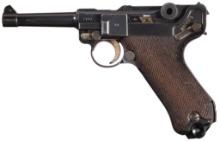 Mauser "1940" Dated "Mauser Banner" Marked Luger Pistol