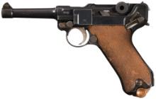 DWM Model 1914 Military Luger Pistol with Holster