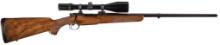 Engraved J. Rigby & Co/Mauser Bolt Action Rifle with Zeiss Scope