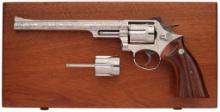 Russel J. Smith Signed Engraved S&W Model 53 Revolver with Case