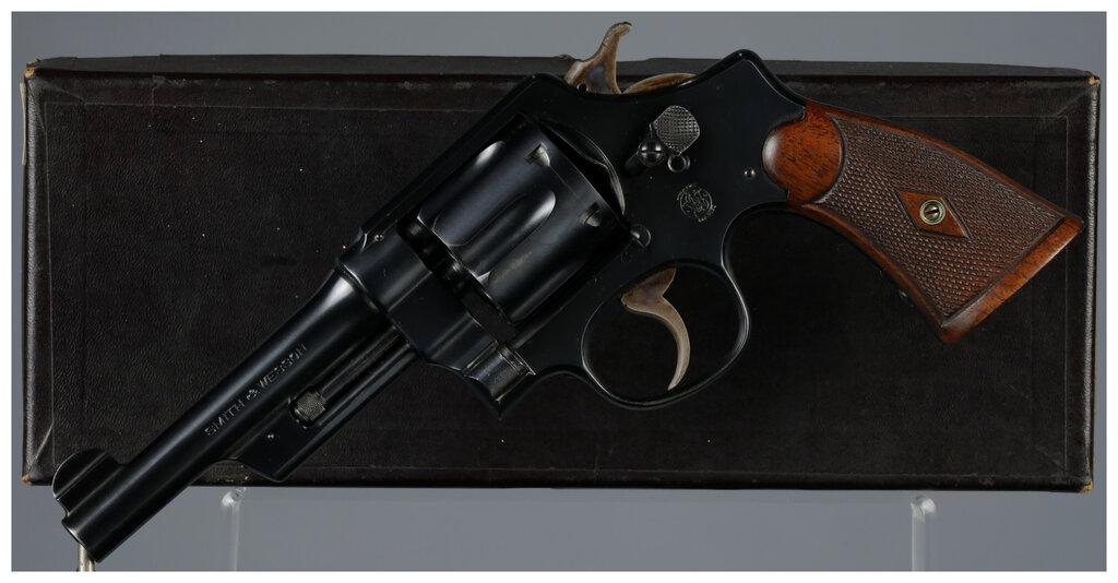 Smith & Wesson 44 Hand Ejector Third Model Revolver with Box