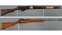 Two Enfield Pattern Bolt Action Rifles