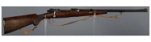 German Mauser Bolt Action Sporting Rifle