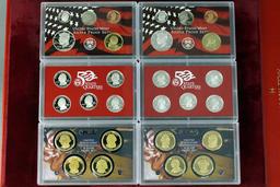 2 US Silver Proof Sets; 2007 & 2008