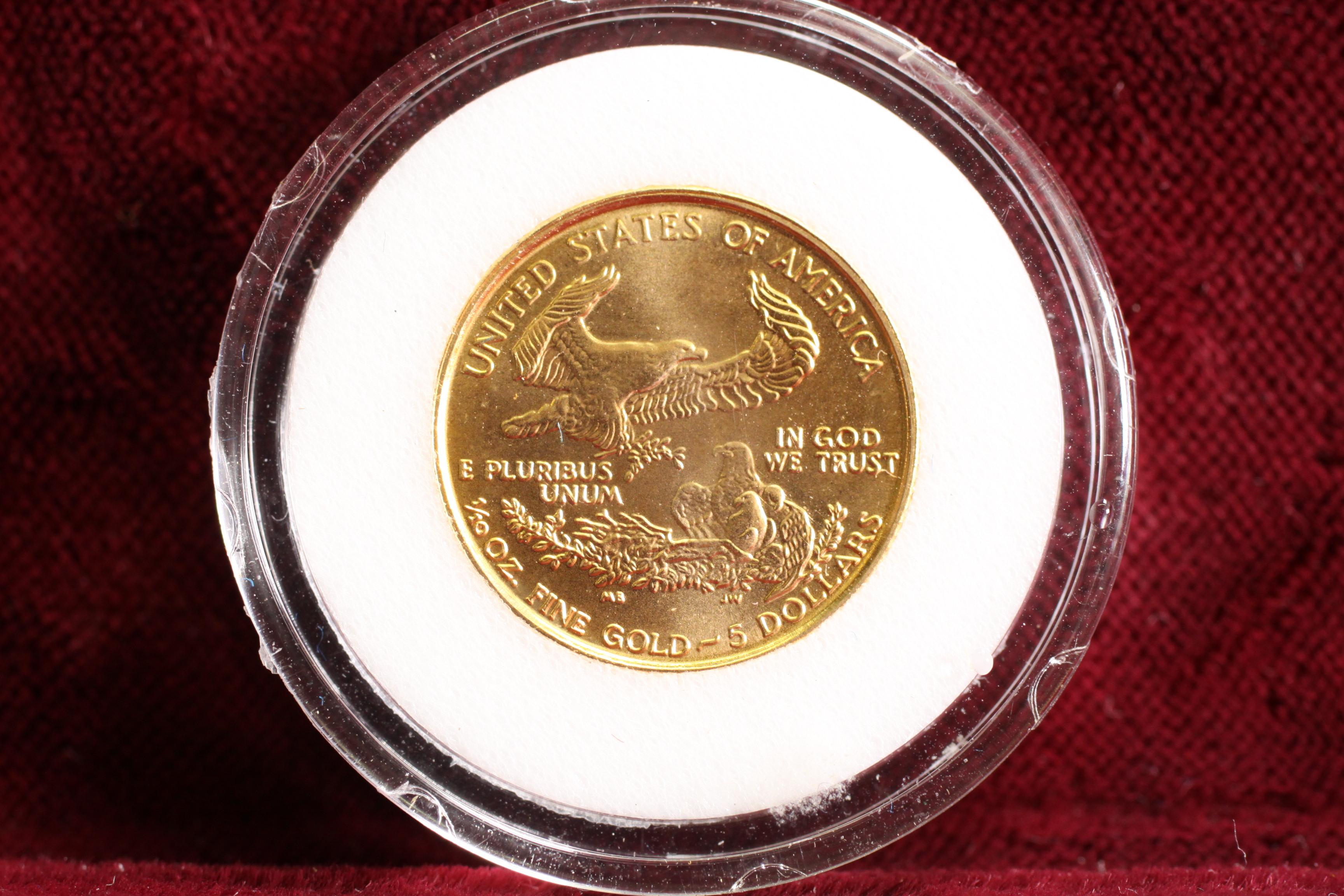 1999 1/10 oz $5 US Gold American Eagle