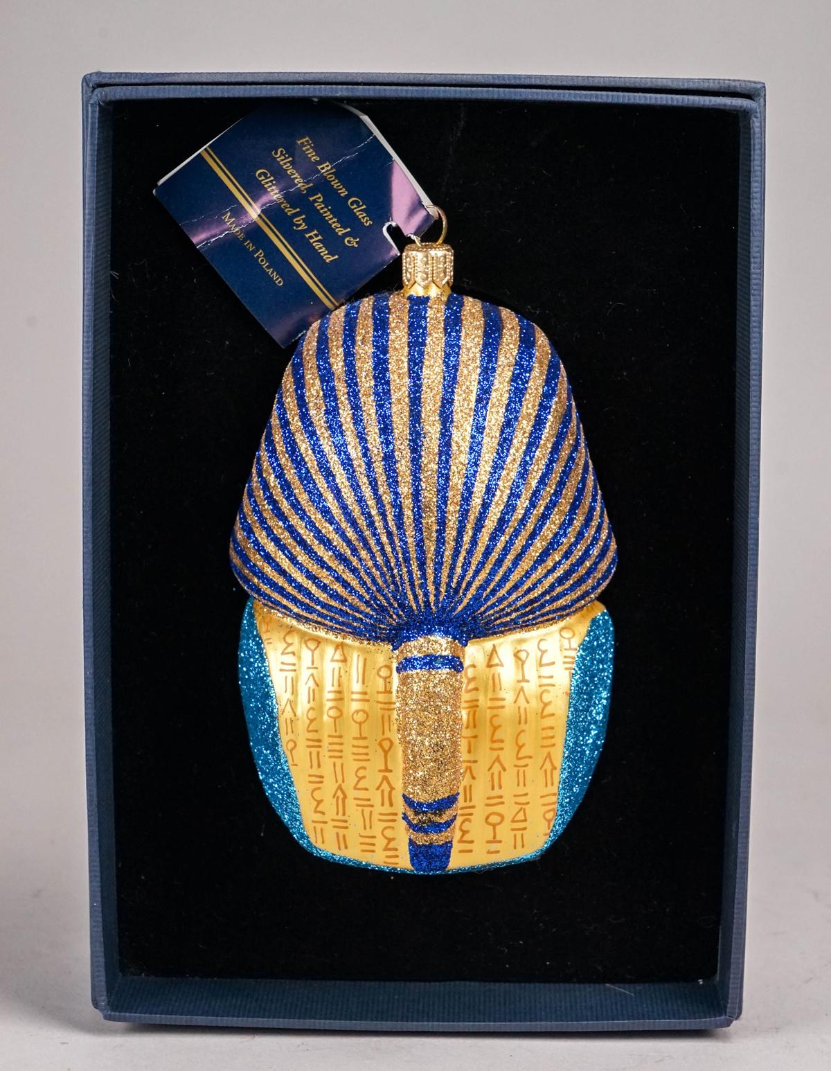 Mask - Treasures of Tut Ornament Collection - Franklin Mint