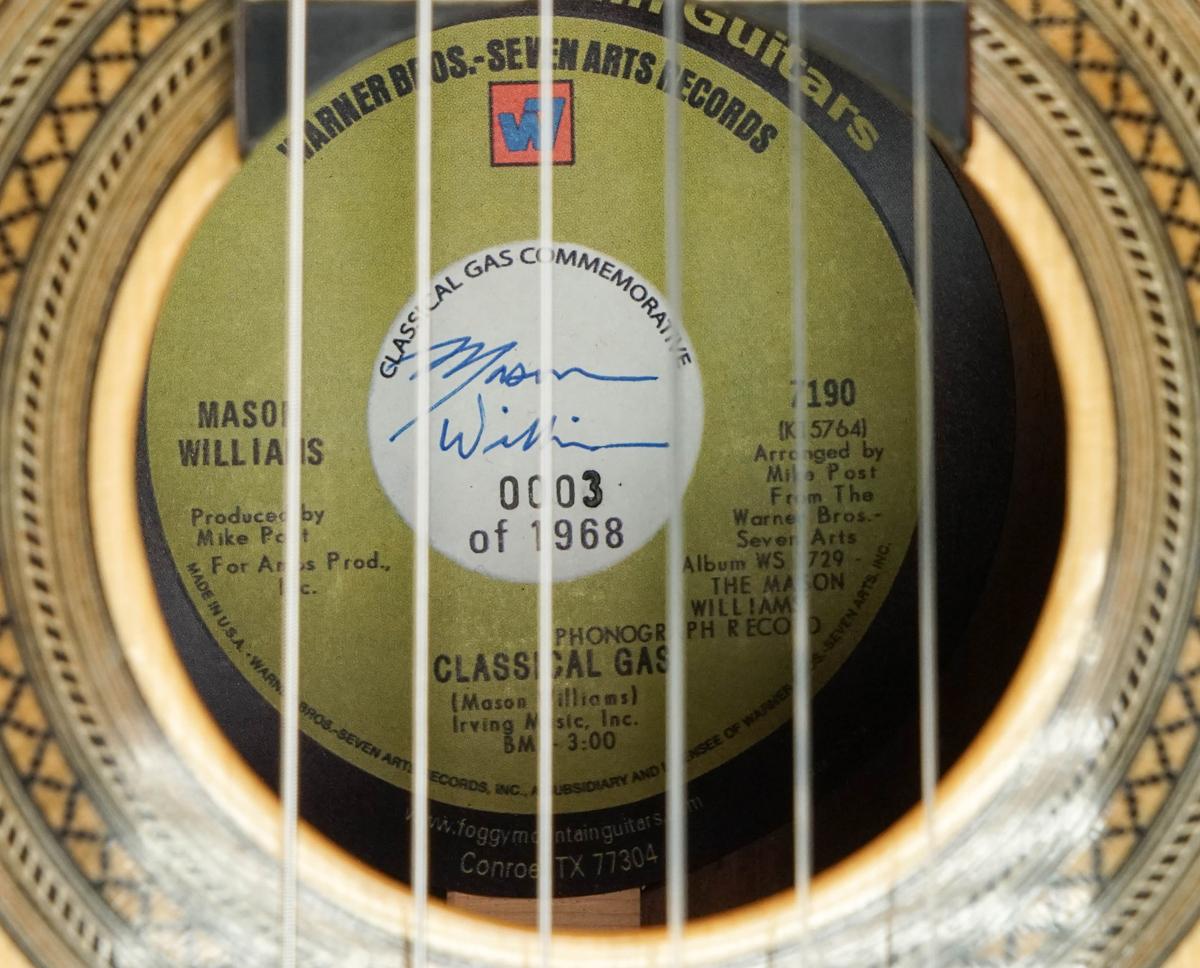 "Classical Gas" Commemorative Guitar - Mason Williams Signed, #3