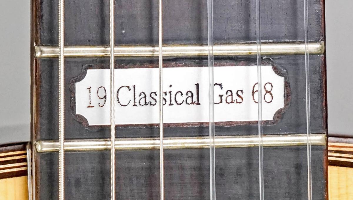 "Classical Gas" Commemorative Guitar - Mason Williams Signed, #3