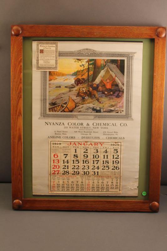 PHILLIP GOODWIN "WAITING FOR SOMETHING TO TURN UP - 1929 CALENDAR