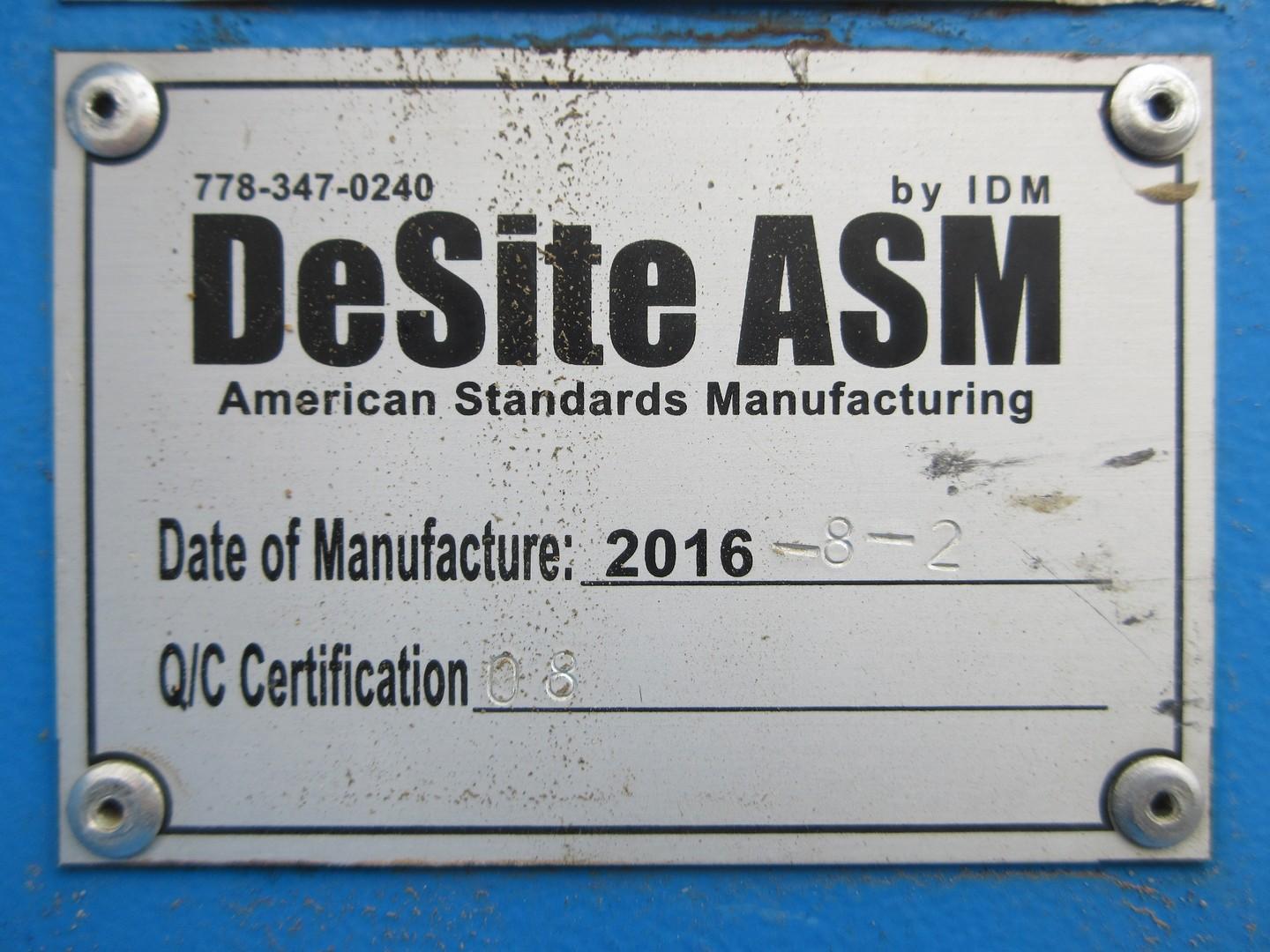 2016 DeSite SLG-108 Electric Box Screener