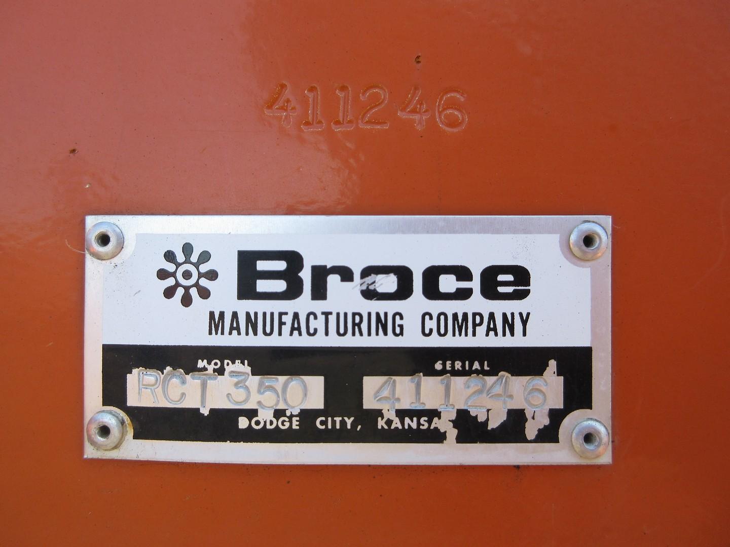 2022 Broce RCT350 Broom