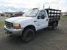 2001 Ford F-350 XL S/A Flatbed Truck