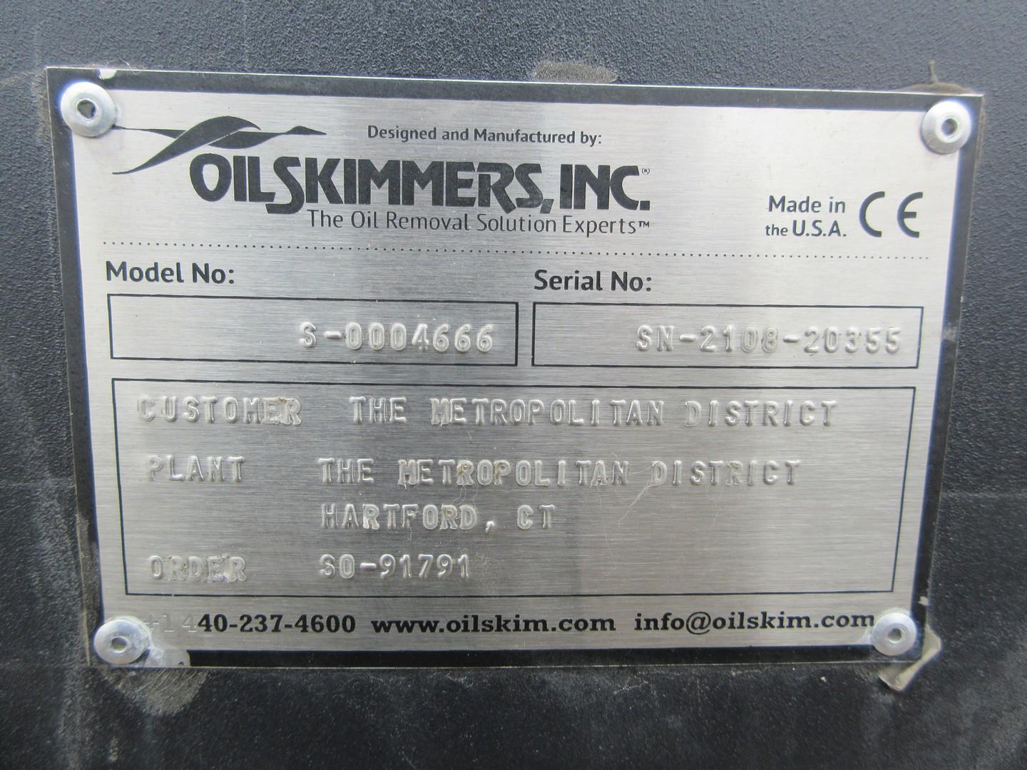 Oil Skimmers, Inc. Pump Station Oil Skimmer
