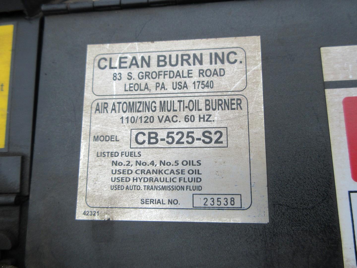 Clean Burn CB2800 Waste Oil Furnace