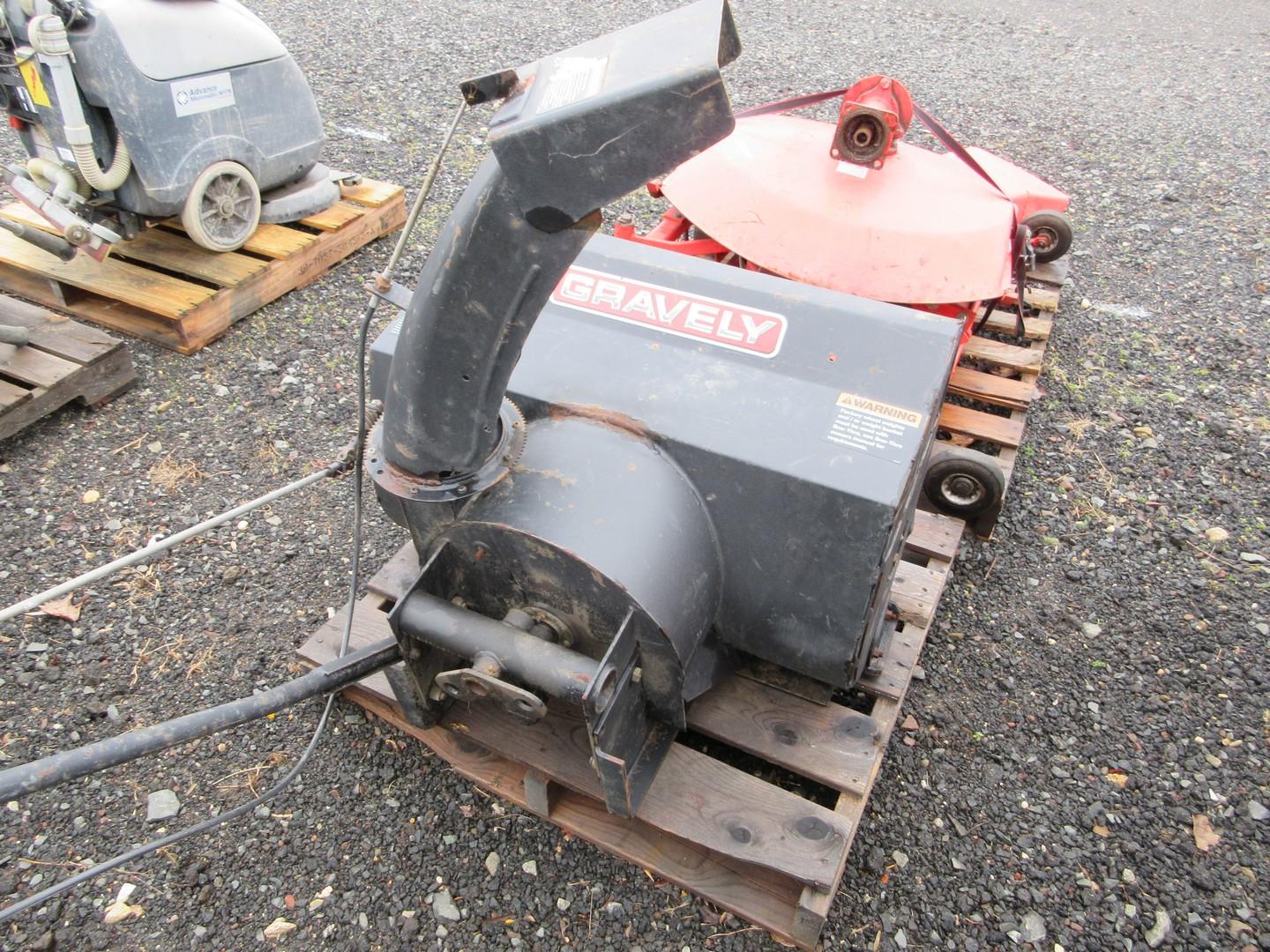 Quantity of Assorted Gravely Attachments,