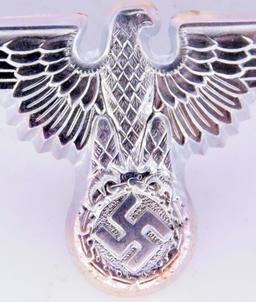 German WWII Waffen SS Officers Visor Cap Eagle