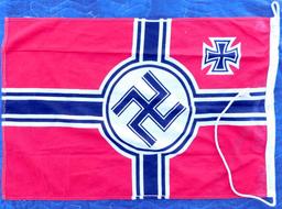 German WWII Combat Swastika Battle Flag