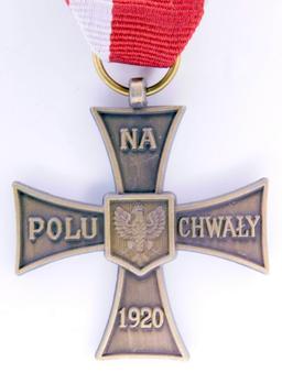 Polish Pre WWII WALE CZNYM 1920 Combat Award