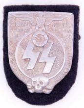 German WWII Waffen SS 1933 Runic Frankfurt Gruppe West Badge