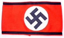 German WWII Waffen SS Shultz Staffel Swastika Arm Band