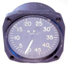 USAAF WWII Army Air Force P-40 Fighter Plane C-11 Tachometer RPM Gauge