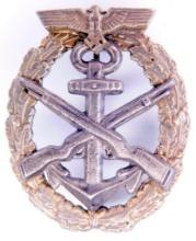German WWII Naval Kriegsmarine Combat Badge