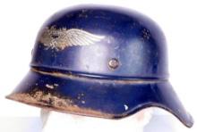 German WWII Luftschutz RLB Civil Defense Helmet