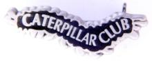 USAAF WWII Army Air Force CATERPILLAR CLUB Pin - Sterling