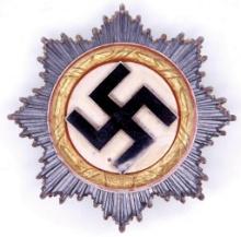 German WWII German Cross in Gold