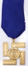 German WWII Waffen SS 25 Year Long Service Decoration