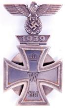 Imperial German WWI 1st Class Iron Cross with German WWII 1st Class Spange Attached