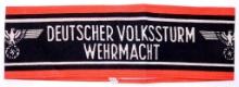 German WWII DEUTSCHER VOLKSSTURM WEHRMACHT Arm Band