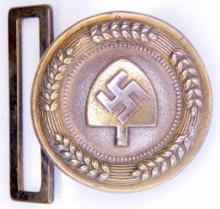 German WWII RAD Labor Korps Officers Belt Buckle