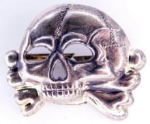German WWII Allgemeine SS Schutz Staffel Officers Kepi / Visor Cap Skull
