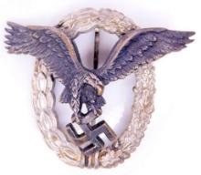 German World War II Luftwaffe Pilot Badge