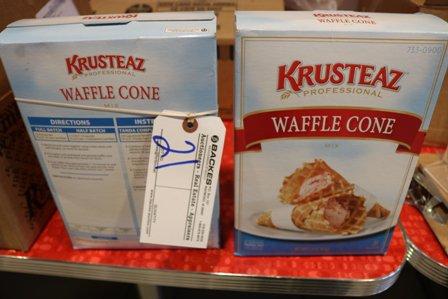 2 waffle cone batter mix