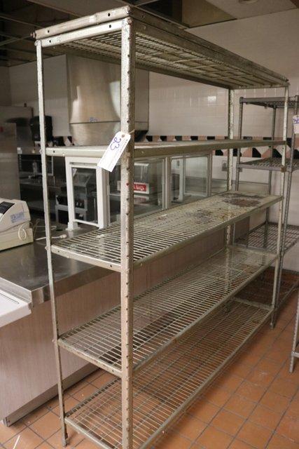 18" x 72" Wire wall shelving