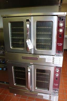 South Bend SLGB-228C gas stacked convection ovens - fabulous stack