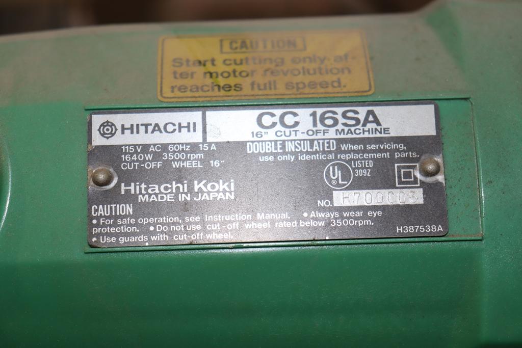 Hitachi 14" metal cut off saw