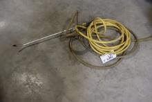 3/8" x approx. 25' air hose with nozzle